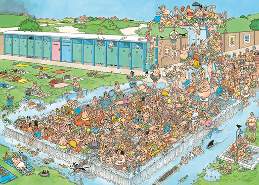 Brain Games LV Puzles Puzle 2000 Jan van Haasteren - Pool Pile Up