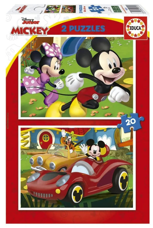 Brain Games LV Puzles Puzle 20x2 - Mickey Mouse Fun House