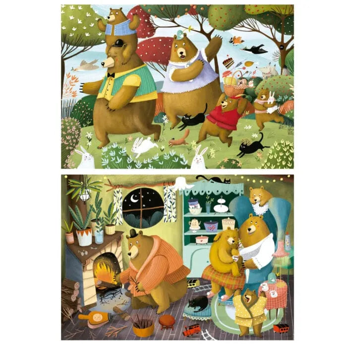 Brain Games LV Puzles Puzle 20x2 - Cuentos Del Bosque