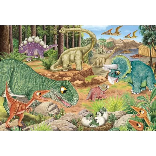 Brain Games LV Puzles Puzle 24x3 - Dinosaur Fun