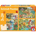 Brain Games LV Puzles Puzle 24x3 - Dinosaur Fun