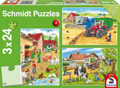 Brain Games LV Puzles Puzle 24x3 - On The Farm