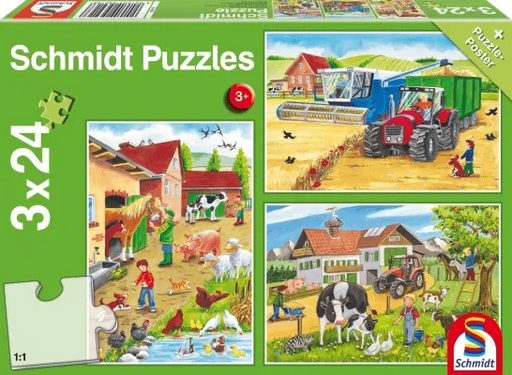 Brain Games LV Puzles Puzle 24x3 - On The Farm