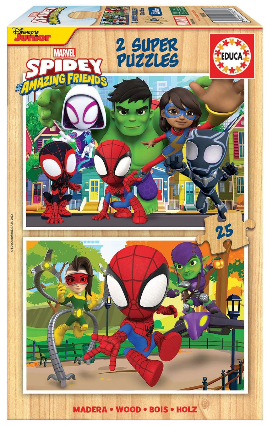 Brain Games LV Puzles Puzle 25x2 - Spidey & His Amazing Friends