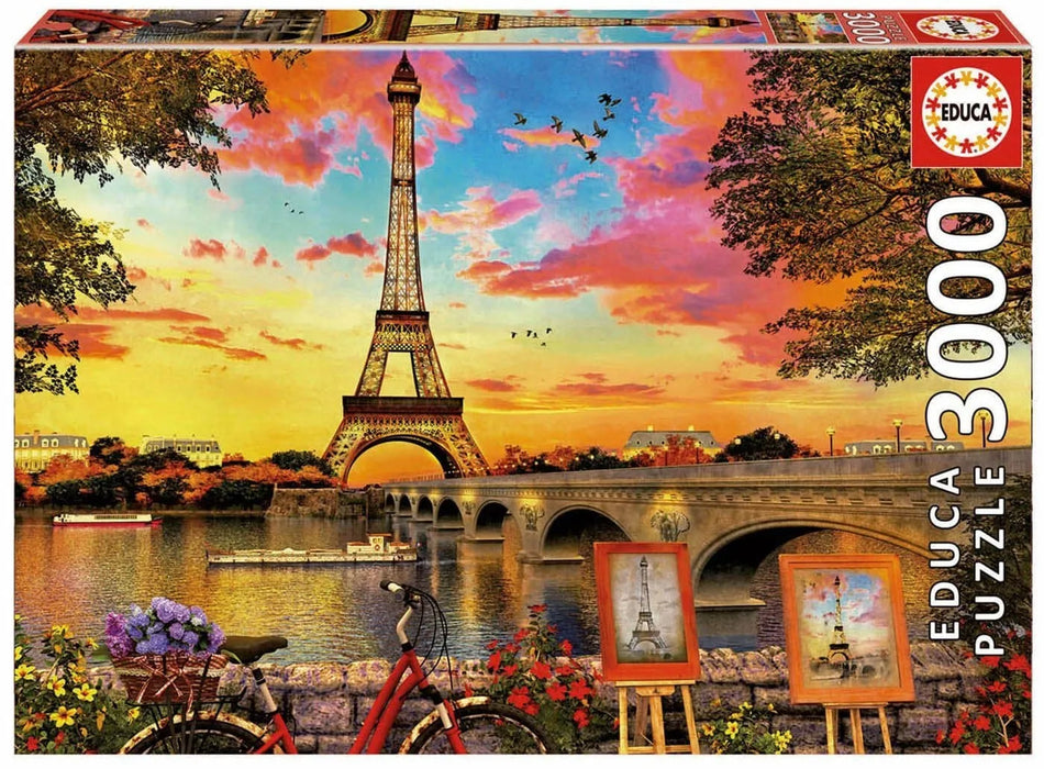 Brain Games LV Puzles Puzle 3000 - Sunset In Paris