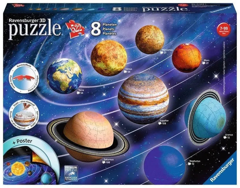 Brain Games LV Puzles Puzle 3D - Solar System