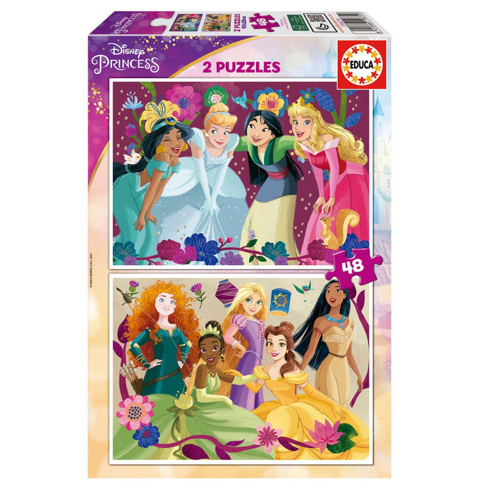 Brain Games LV Puzles Puzle 48x2 - Disney Princess