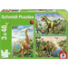 Brain Games LV Puzles Puzle 48x3 - Dinosaur Adventures