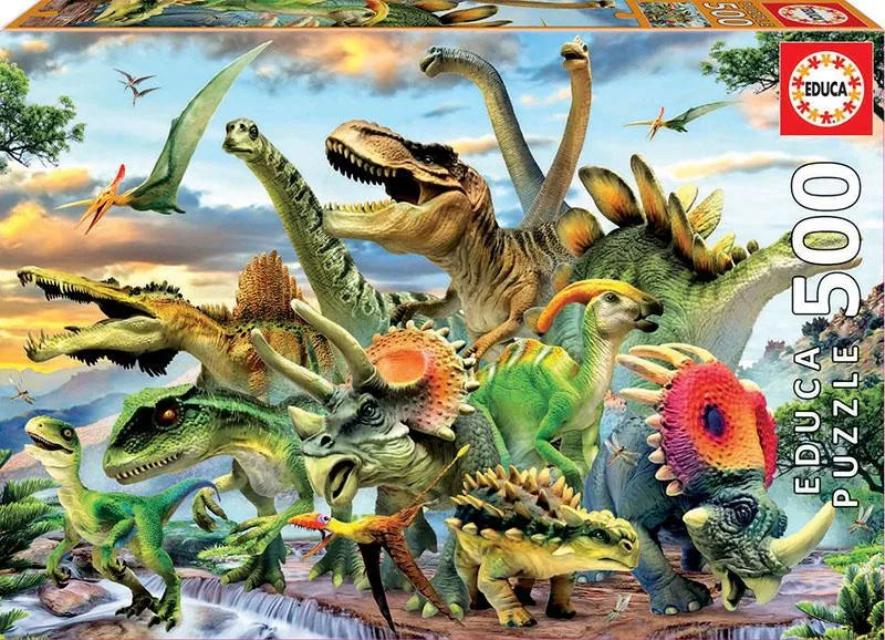 Brain Games LV Puzles Puzle 500 - Dinosaurs