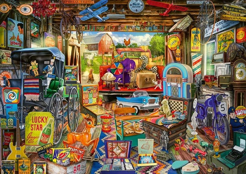 Brain Games LV Puzles Puzle 500 - Garage sale
