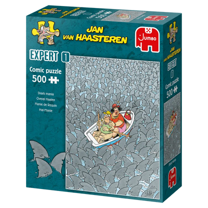 Brain Games LV Puzles Puzle 500 Jan van Haasteren - Shark Mania