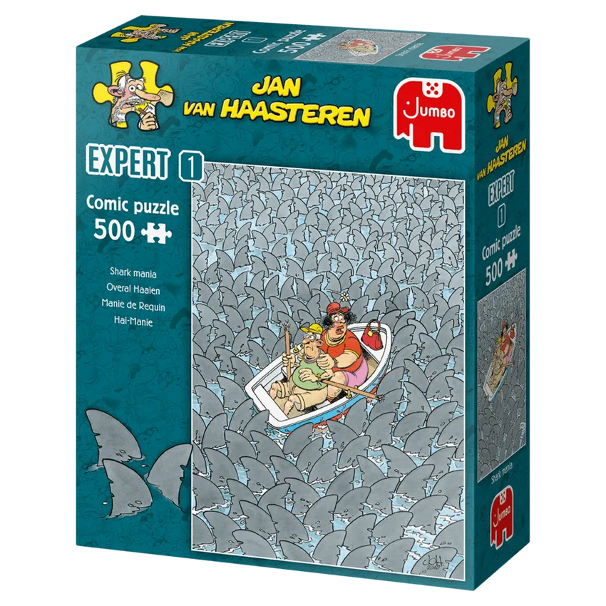 Brain Games LV Puzles Puzle 500 Jan van Haasteren - Shark Mania