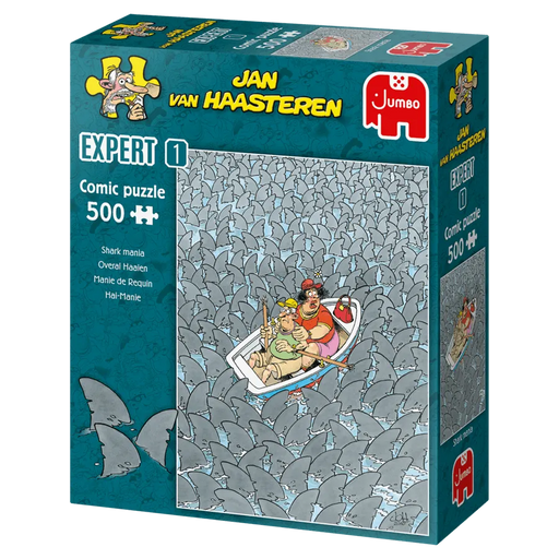 Brain Games LV Puzles Puzle 500 Jan van Haasteren - Shark Mania