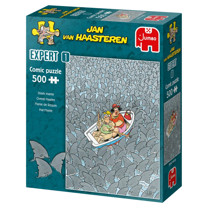 Brain Games LV Puzles Puzle 500 Jan van Haasteren - Shark Mania