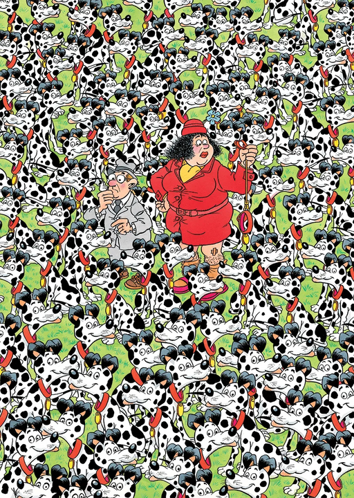 Brain Games LV Puzles Puzle 500  Jan van Haasteren - Where'S Max