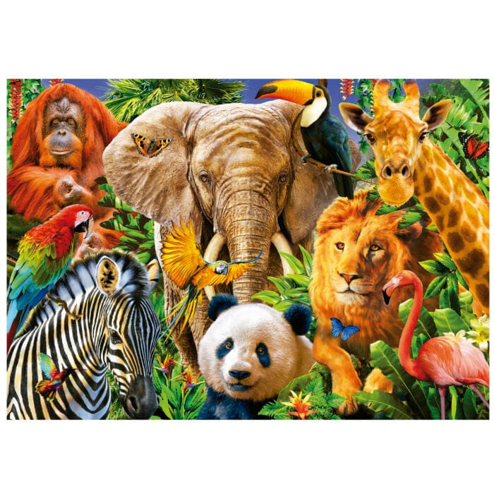 Brain Games LV Puzles Puzle 500 - Wild Animal Collage