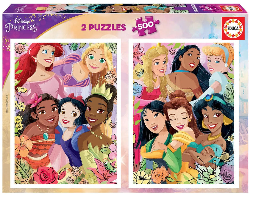 Brain Games LV Puzles Puzle 500x2 - Disney Princess