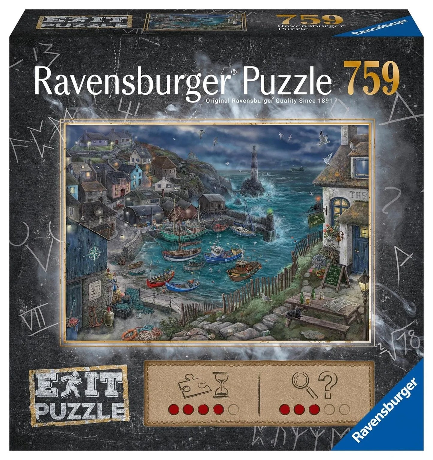 Brain Games LV Puzles Puzle 759 Escape - Treacherous Harbor