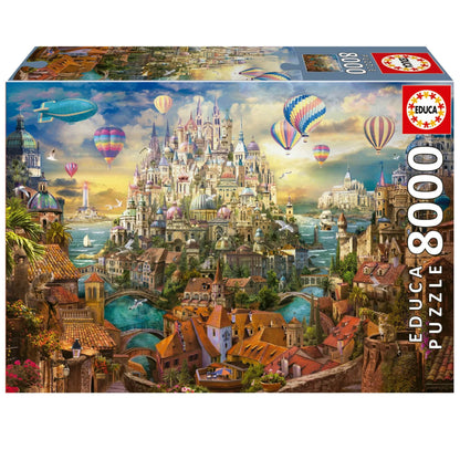 Brain Games LV Puzles Puzle 8000 -  Dreamtown