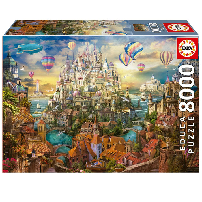 Brain Games LV Puzles Puzle 8000 -  Dreamtown