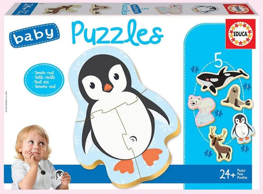 Brain Games LV Puzles Puzle Bērniem - Polārie Dzīvnieki