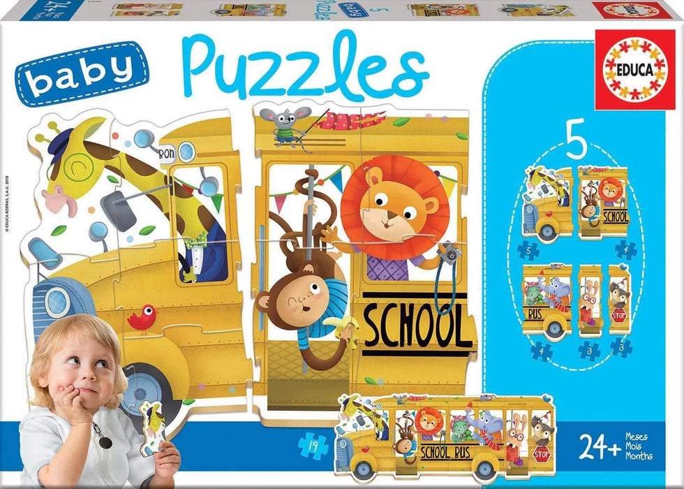 Brain Games LV Puzles Puzle Bērniem - School Bus
