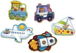 Brain Games LV Puzles Puzle Bērniem - Vehicles