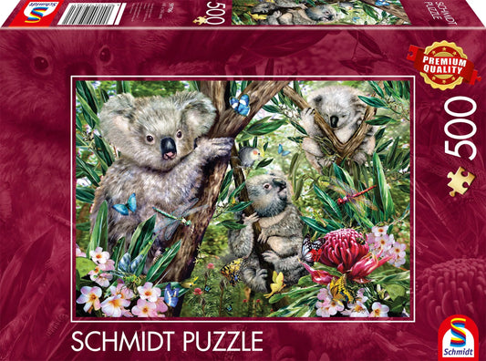 Brain Games LV Puzle Cute Koala Family, 500 gabaliņi