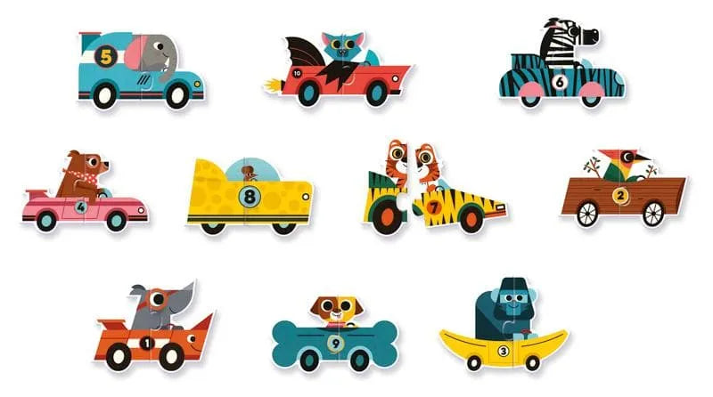 Brain Games LV Puzle Duo - Sacīkšu Auto
