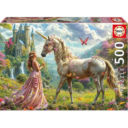 Brain Games LV Puzle HADAS UNICORNIOS MARIPOSAS, 500 gabaliņi