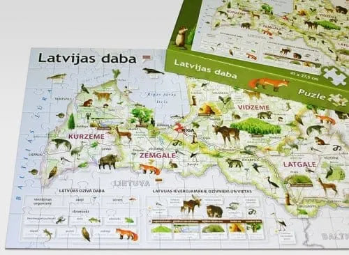 Brain Games LV Puzle Latvijas daba (100 gabali)