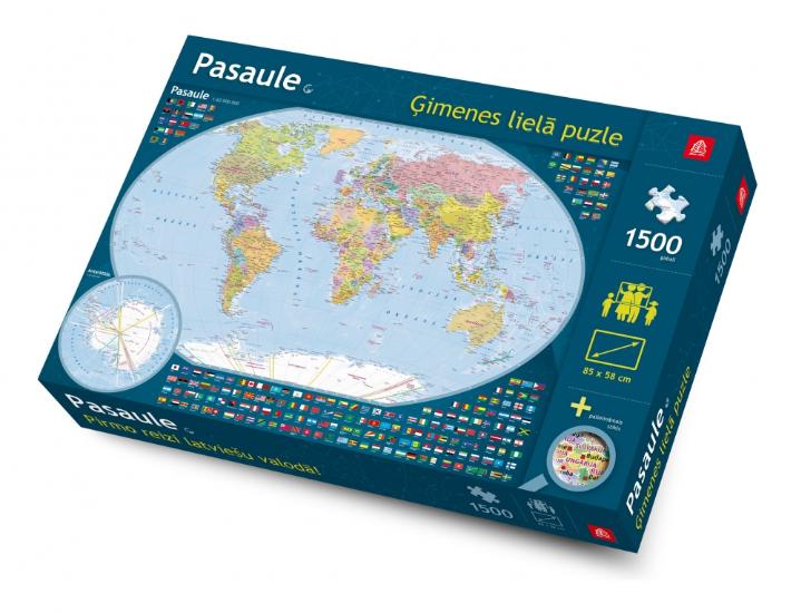 Brain Games LV Puzle Pasaule. Ģimenes lielā puzle (1500 gabali)