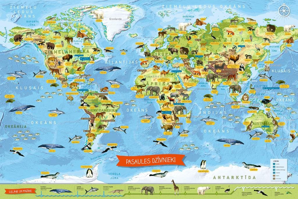 Brain Games LV Puzle Pasaules dzīvnieki (260 gabali)