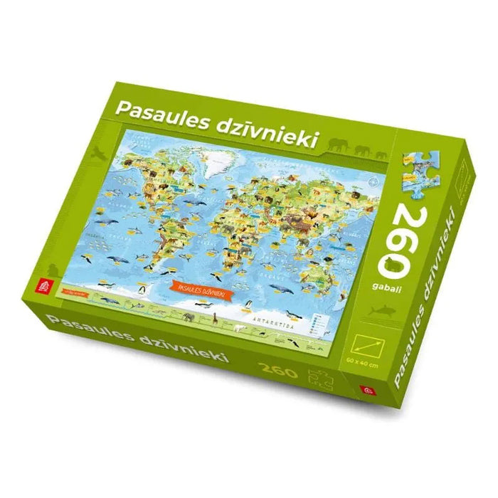 Brain Games LV Puzle Pasaules dzīvnieki (260 gabali)