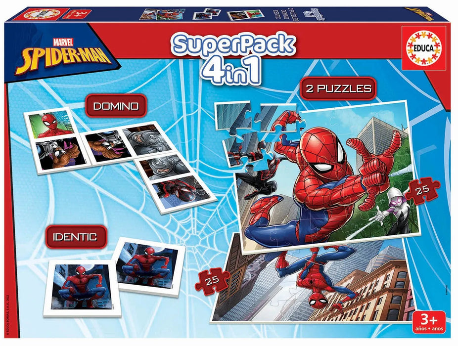 Brain Games LV Puzles Pužļu un spēļu komplekts bērniem - Spider-Man