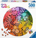 Brain Games LV Puzzle 500 Circle of Colours - Tropical Circular