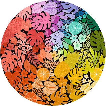 Brain Games LV Puzzle 500 Circle of Colours - Tropical Circular