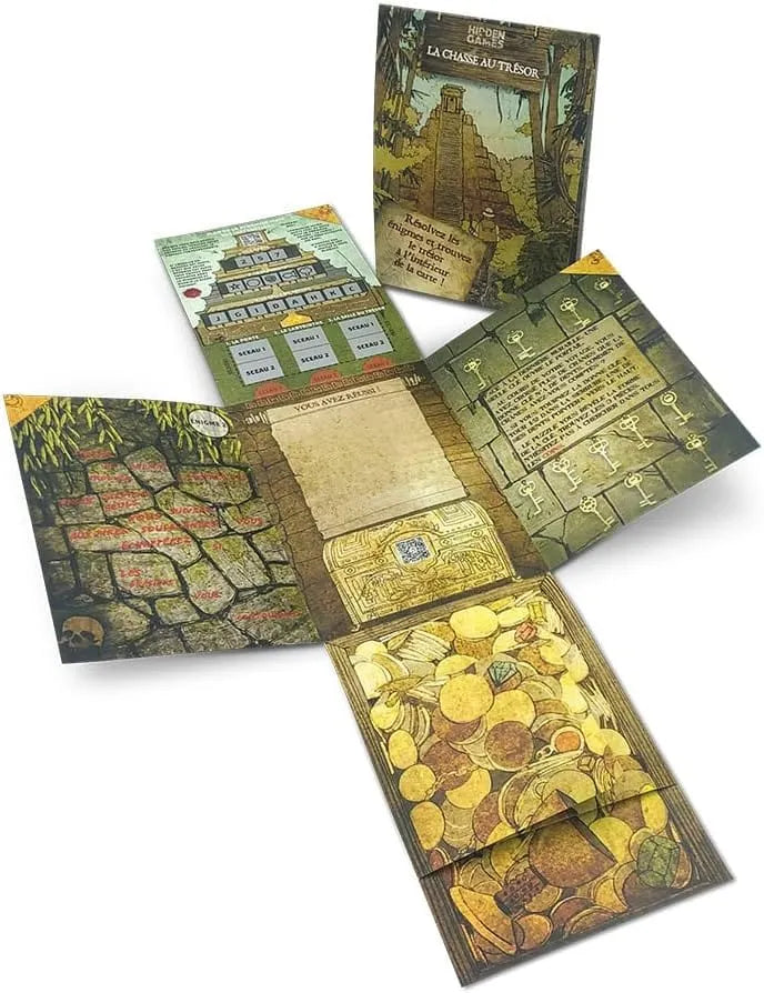 Brain Games LV Puzzle Card Treasure Hunt (apsveikuma kartīte)