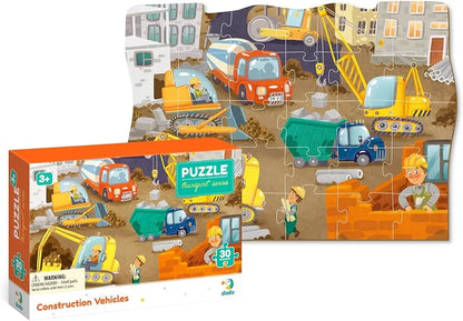 n/a Puzzle Construction Vehicles, 30 pcs