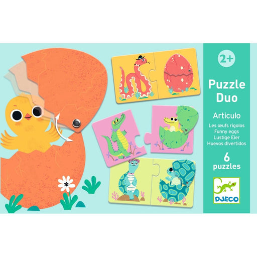 Brain Games n/a Puzzle Duo - Funny eggs (12 pcs)