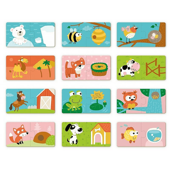 Brain Games LV Puzzle Duo Where Animals Live