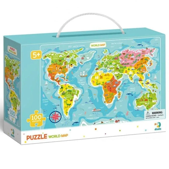 n/a Puzzle Map of The World