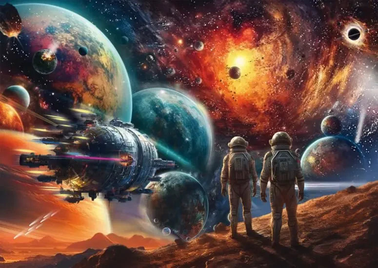 Cosmic colours: a journey into space