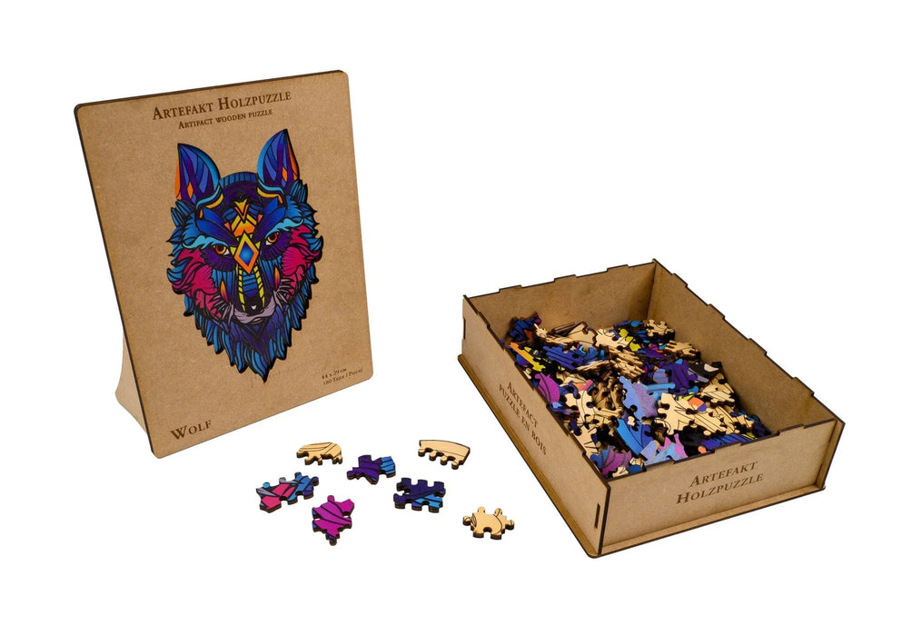 Brain Games n/a Artefakt Holzpuzzle 2 in 1 Wolf, 180 Teile, in Holzbox