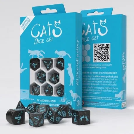 n/a Q WORKSHOP 20 YEARS: CATS DICE SET