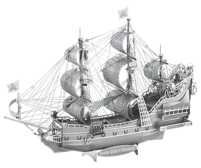 n/a Mēroga modelis Queen Anne's Revenge, Premium Series metāla konstruktors
