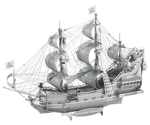 n/a Mēroga modelis Queen Anne's Revenge, Premium Series metāla konstruktors