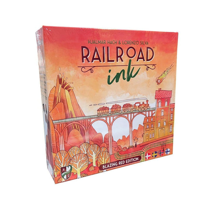 Brain Games LV galda spēles Railroad Ink: Blazing Red Edition