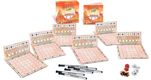 Brain Games LV galda spēles Railroad Ink: Blazing Red Edition