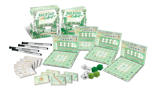 Brain Games LV galda spēles Railroad Ink Challenge: Lush Green Edition